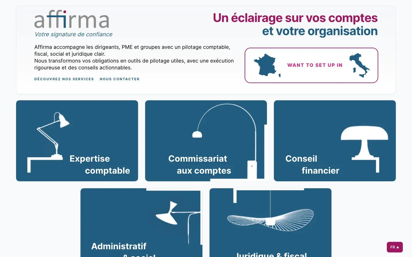 Affirma website redesign - image 1